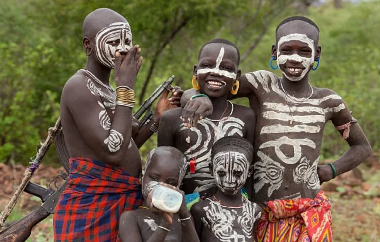 mursi tribe kids