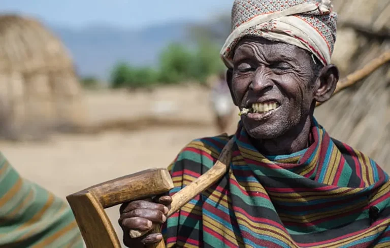 old man from arbore tribe
